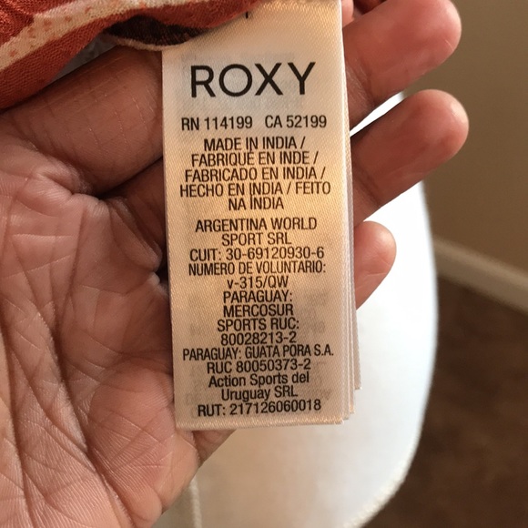 Roxy printed button up flowy shirt size xs - Picture 4 of 6